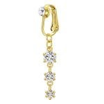 Premium Quality Luxurious Fake Belly Button Rings - Non-Piercing Amazon Shein Style