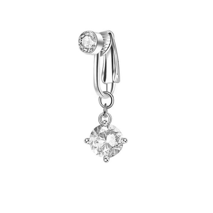 Luxurious European Style Fake Belly Ring - Premium Cross-Border Amazon Temu Navel Jewelry