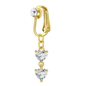 Premium Luxurious Clip-On Belly Button Rings - European and American Style Amazon Hot Sale