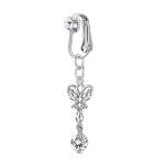 Luxurious Premium Ear & Belly Clip-On Studs - Cross-Border European American Top Selling