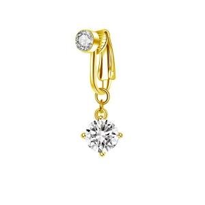 Luxurious European Style Fake Belly Ring - Premium Cross-Border Amazon Temu Navel Jewelry